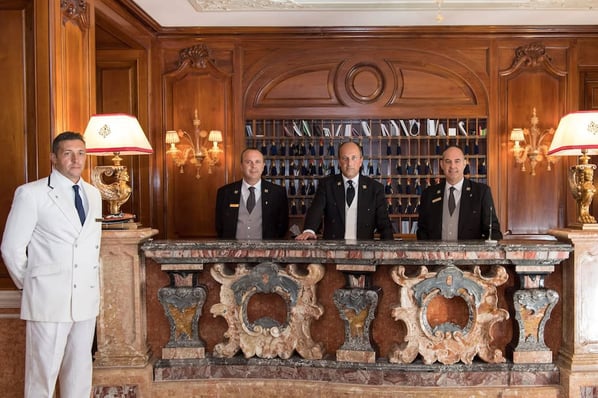 gritti palace luxury five start hotel lobby concierge