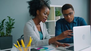 videoblocks-two-african-american-business-people-working-together-at-the-office-afro-american-businessman-and-businesswoman-talking-using-laptop-computer-checking-financial-charts-team-work_r-fv5mr